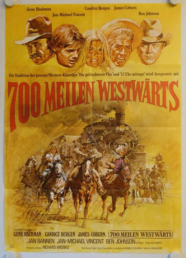 700 Meilen Westwärts originales deutsches Filmplakat